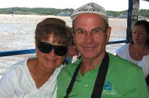 Dale and Carolyn on the Mississippi