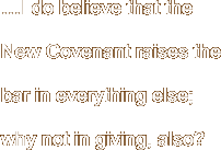 …I do believe that the